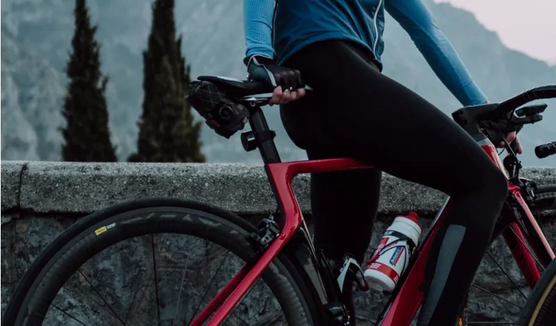 Q36.5 Womens Gregarius Hybrid LIGHT Bib Tights : Black-4